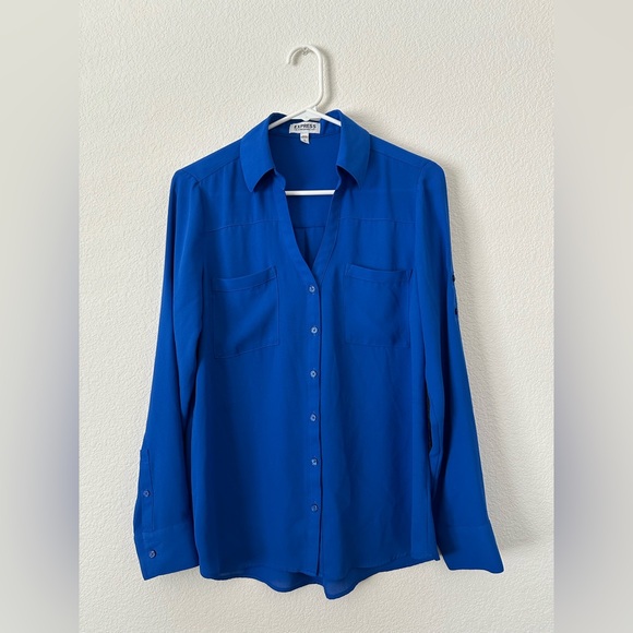 Chemise Express Portofino Pour Femme - Taille XS, Bleu, Occasion Très Bon état